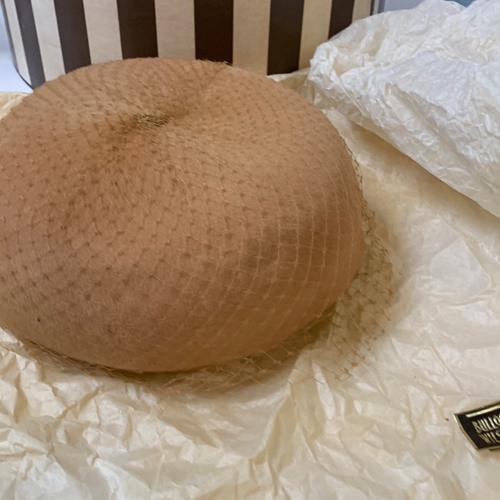Brown vintage Ritz hat by Henry Pollack